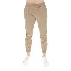 Jogger de Gabardina Beige