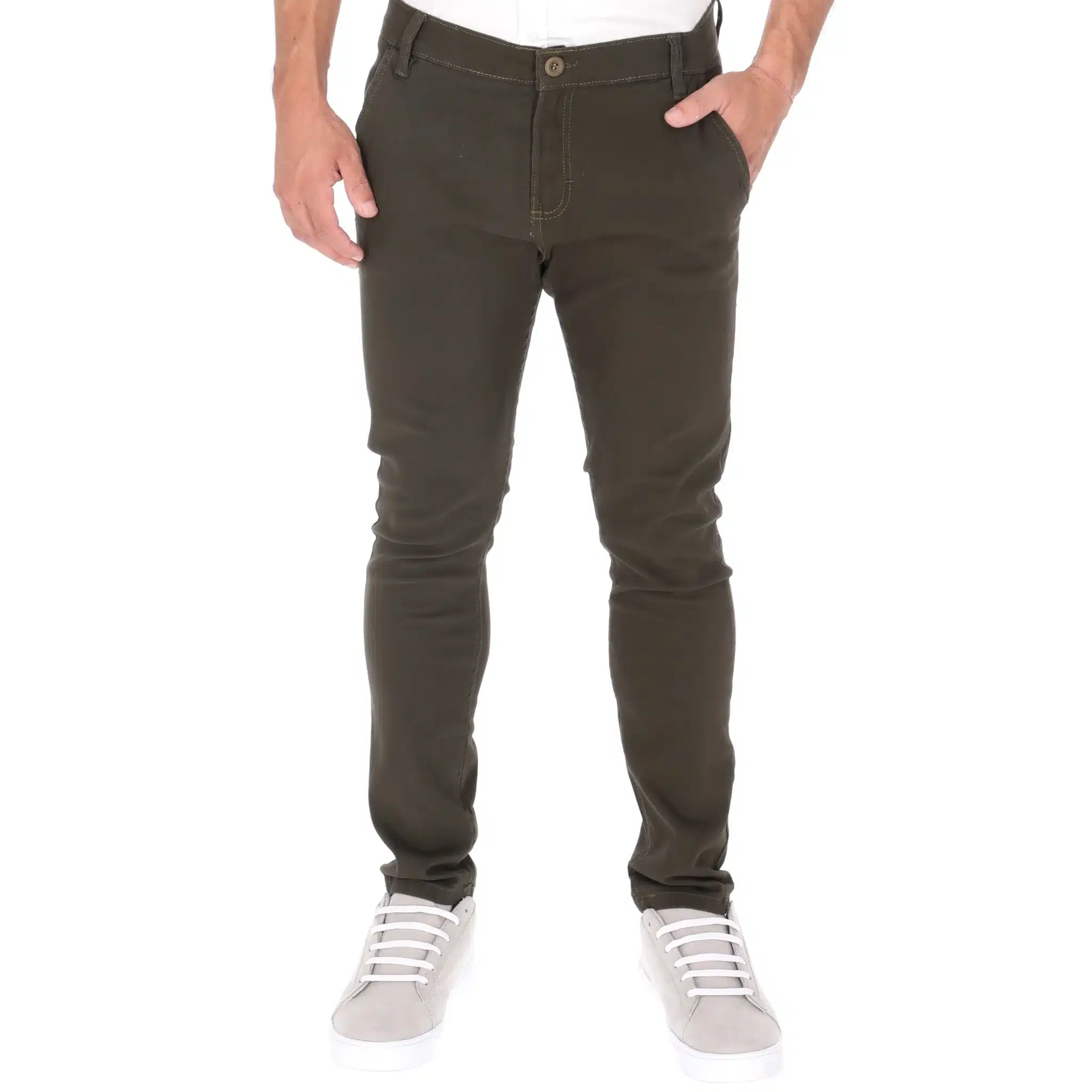 Pantalón de Gabardina verde